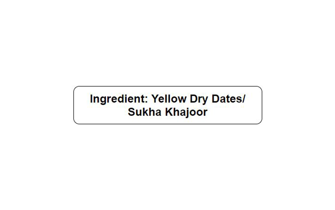 Nature's Vault Yellow Dry Dates    Pack  100 grams